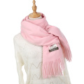Großer dicker weicher Kaschmir-fühlbarer warmer Schal wickelt Winterfester Schal